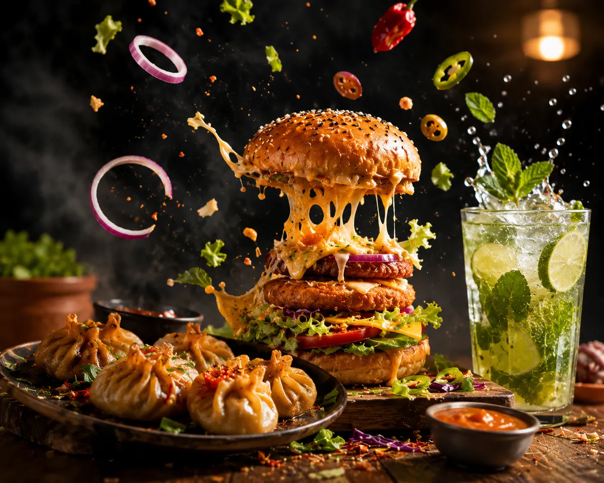 An all-veg café menu engineered to make you hungry.